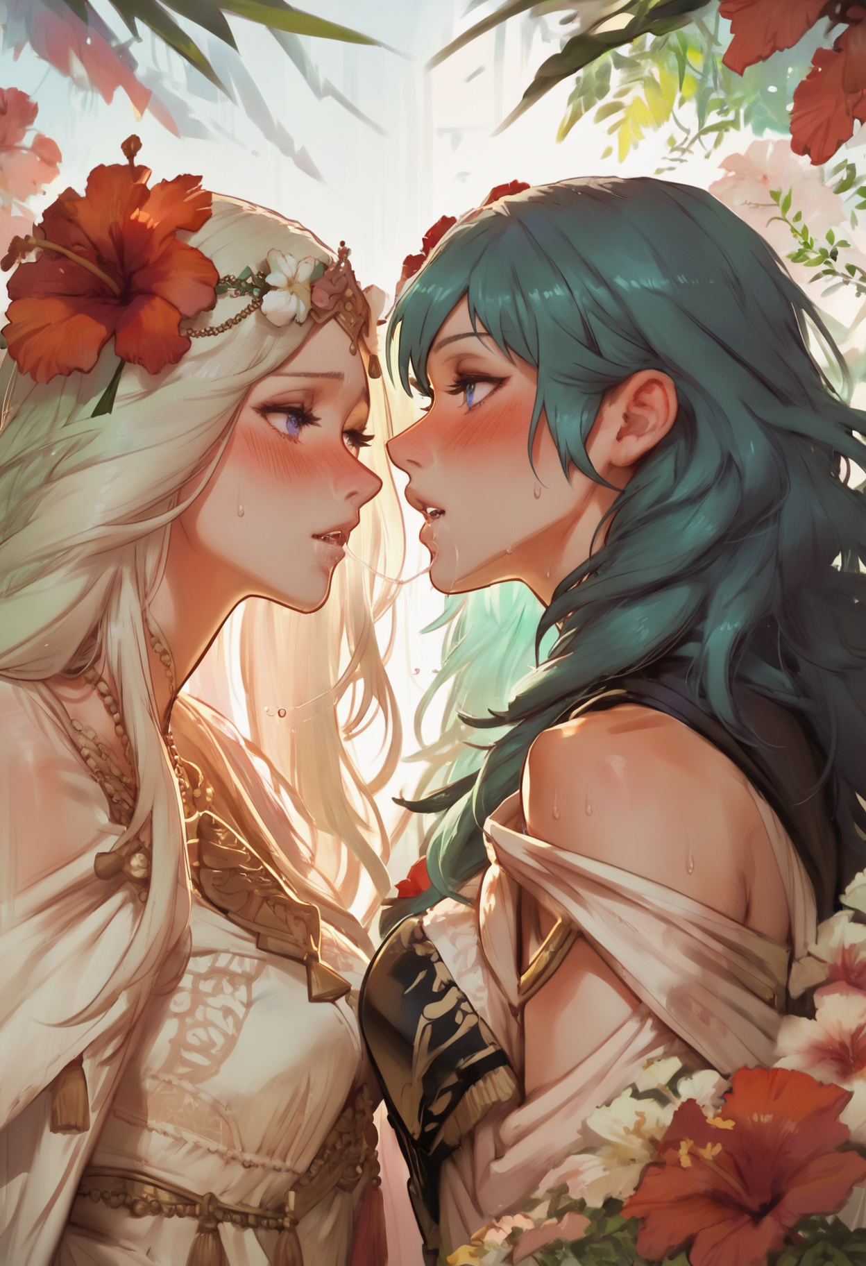 2girls,_byleth__(fire_emblem_),_rhea__(fire_emblem_),_after_kiss,_blush,_eye_contact,_face-to-face,_flower,_from_side,_hair_flow-e23cf9dd-1157700471-DPM++ 2M SDE Heun Exponential-7-28.webp